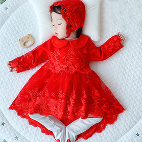 小公主燕尾连衣裙