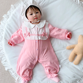 蝴蝶结公主领哈衣