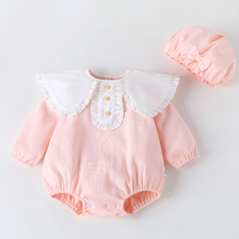 粉色圆帽三角哈