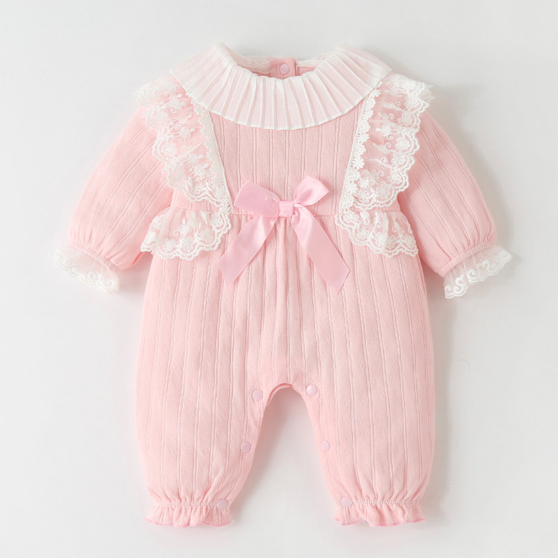 粉色美丽小哈衣